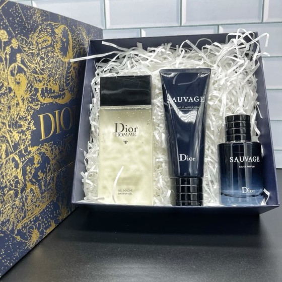 Dior Sauvage Men's Three-Piece Gift Set
